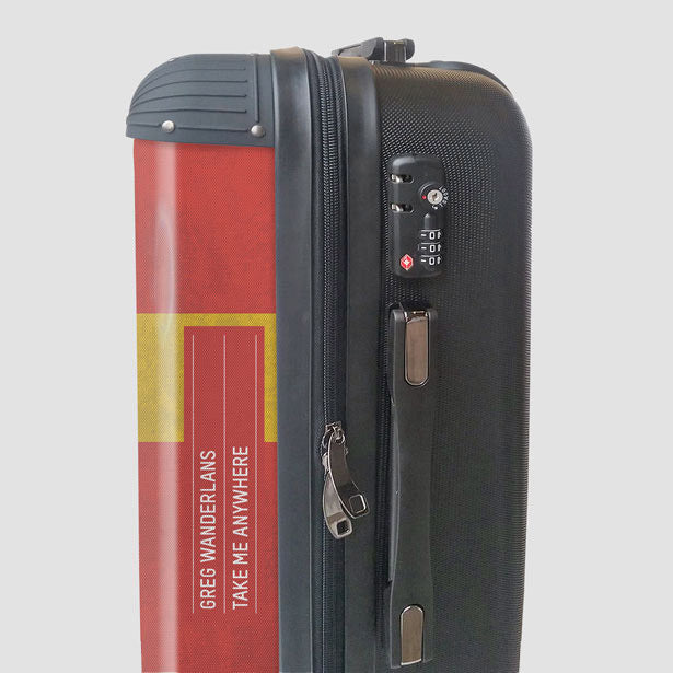 Spanish Flag - Luggage airportag.myshopify.com