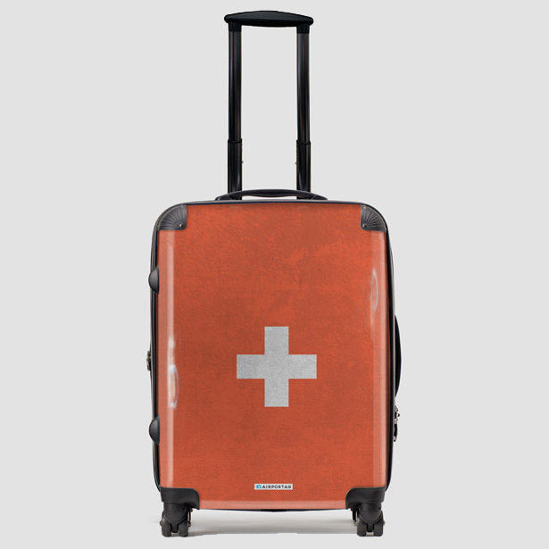 Switzerland Flag - Luggage airportag.myshopify.com