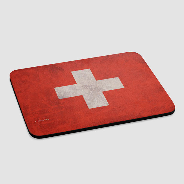 Switzerland Flag - Mousepad - Airportag