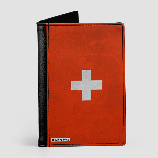 Switzerland Flag - Passport Cover - Airportag