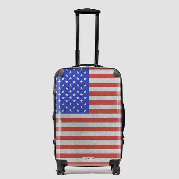 USA Flag - Luggage airportag.myshopify.com