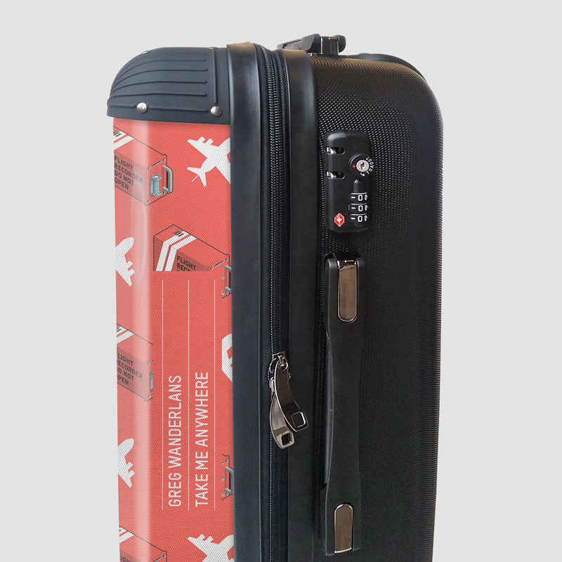 Flight Recorder And Planes Pattern - Luggage