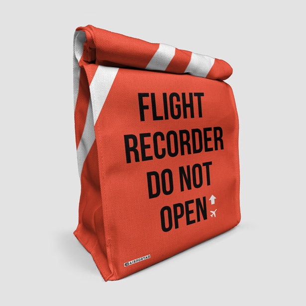 Flight Recorder - Lunch Bag airportag.myshopify.com
