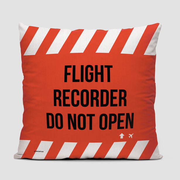 Flight Recorder - Throw Pillow - Airportag