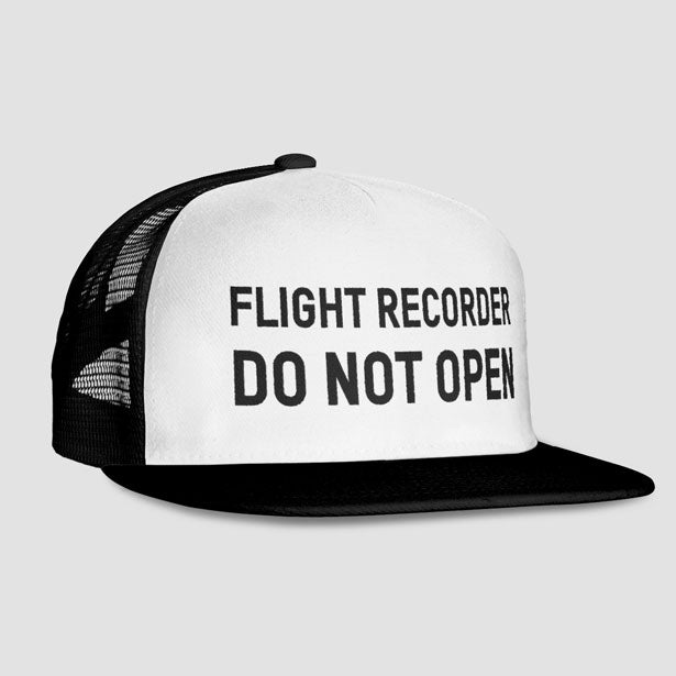 Flight Recorder Do Not Open - Trucker Cap - Airportag