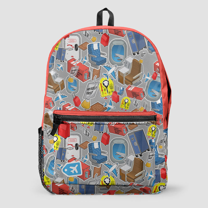 Flight Stickers - Backpack