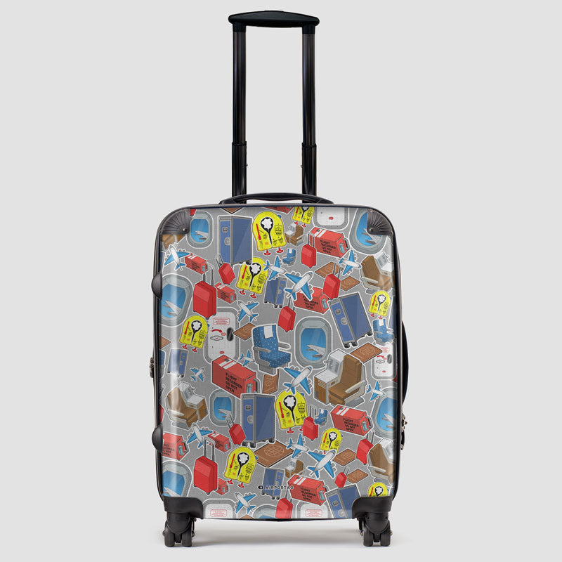 Flight Stickers Pattern - Luggage