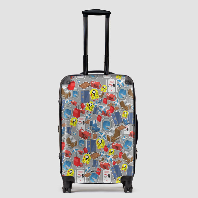 Flight Stickers Pattern - Luggage