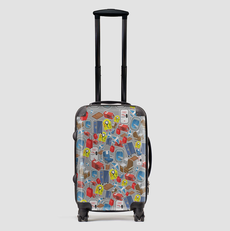 Flight Stickers Pattern - Luggage