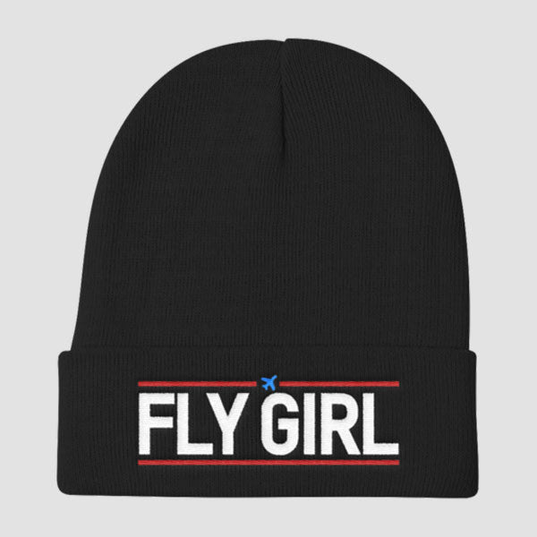 Fly Girl - Knit Beanie - Airportag