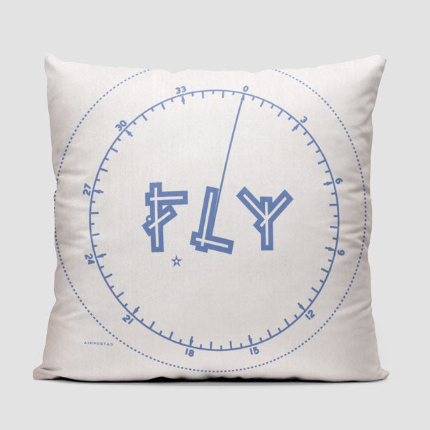 Fly VFR Chart - Throw Pillow - Airportag