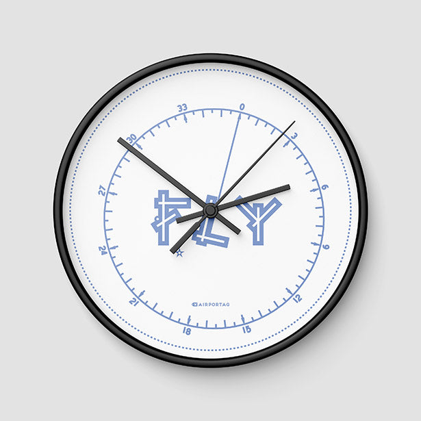Fly VFR Chart - Wall Clock airportag.myshopify.com