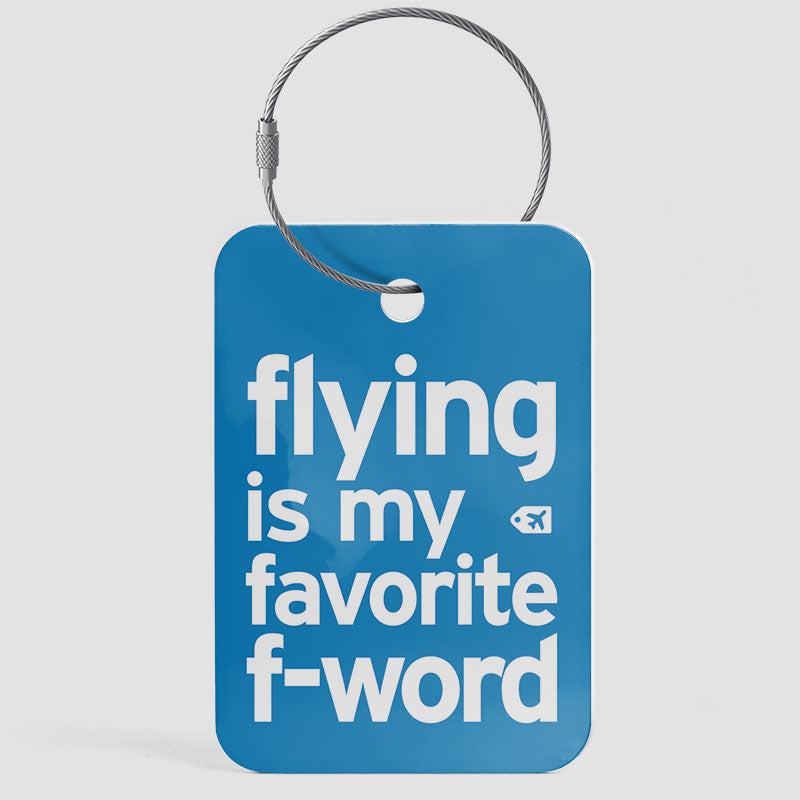 Flying Tag Text Custom Airport Code Luggage Tag - Made just for you