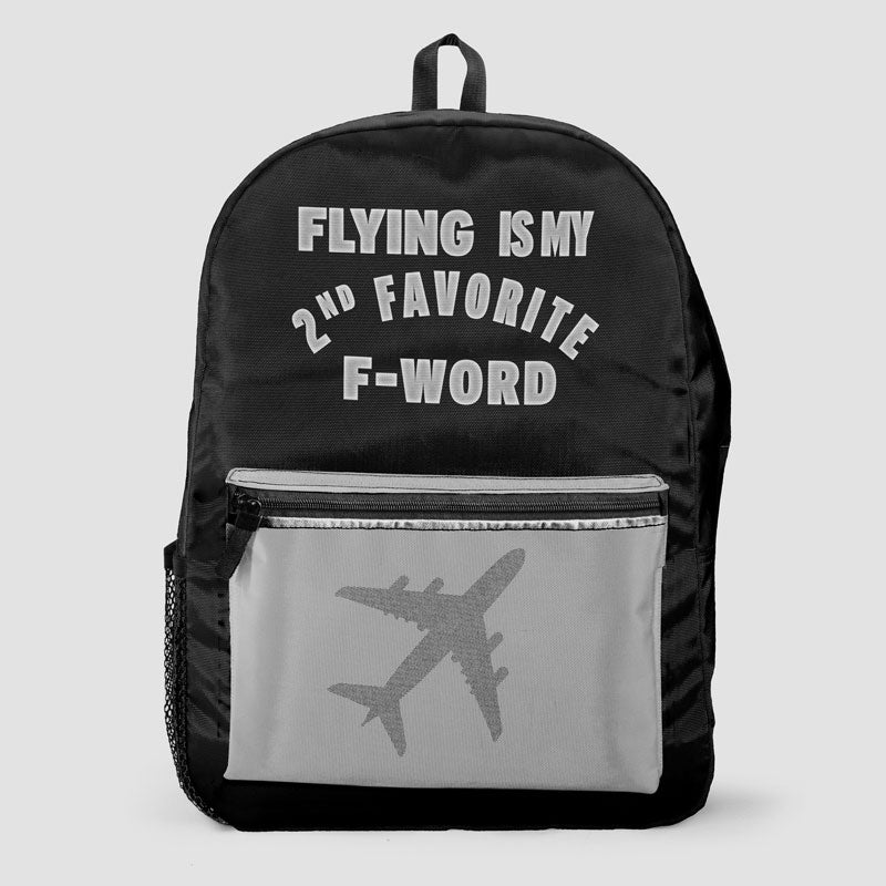 Flying is my favorite f-word - Backpack