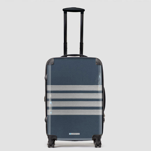 Navy Pilot Stripes - Luggage airportag.myshopify.com