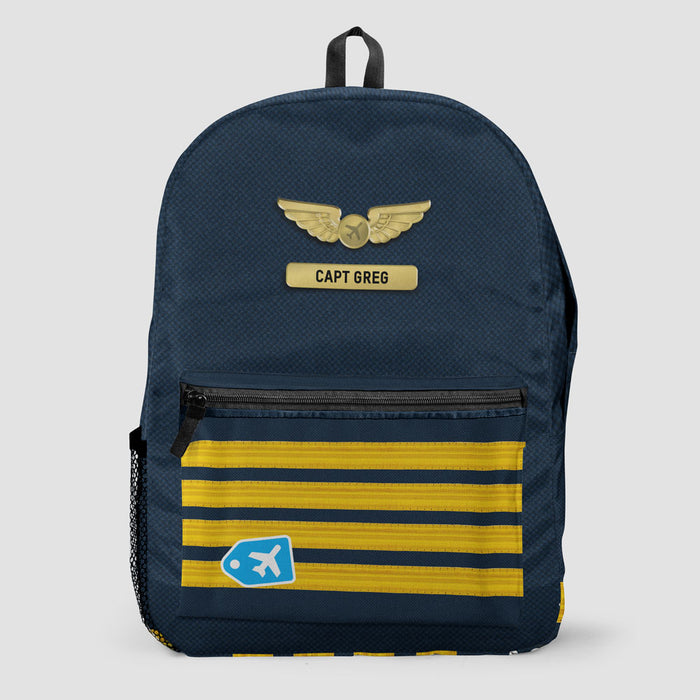 Navy Pilot Stripes - Backpack