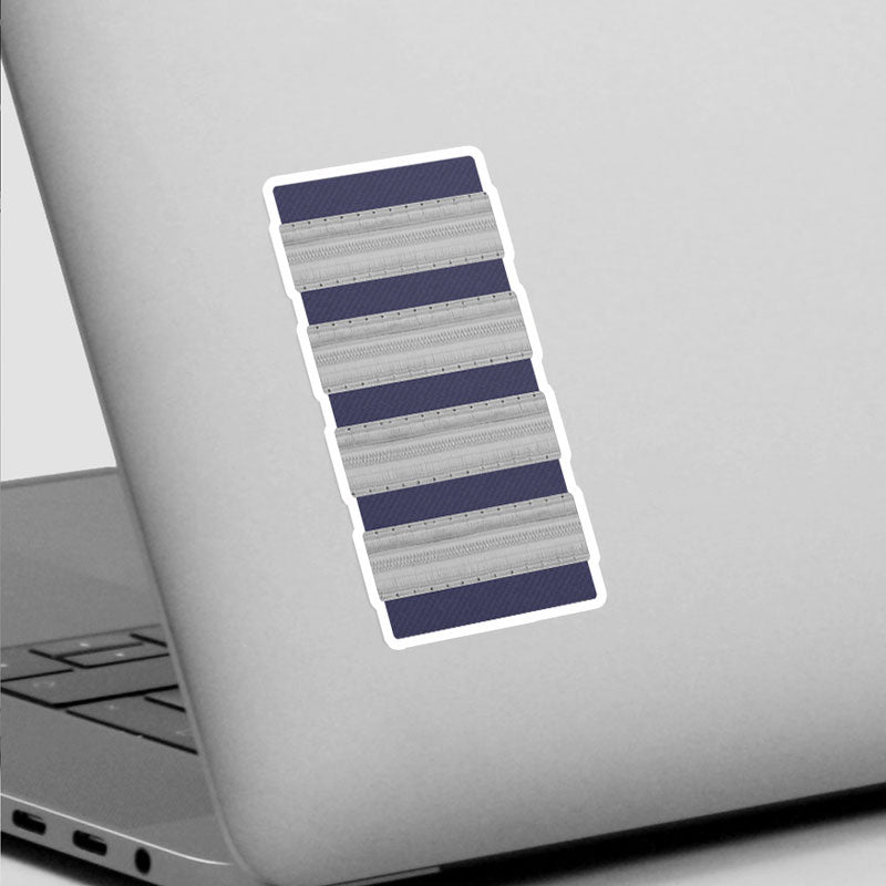 Navy Pilot Stripes - Sticker