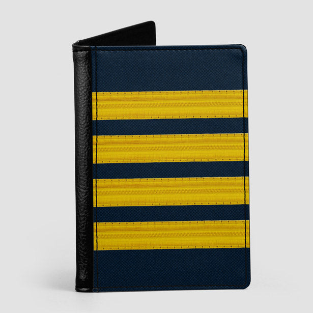 Navy Pilot Stripes - Passport Cover airportag.myshopify.com