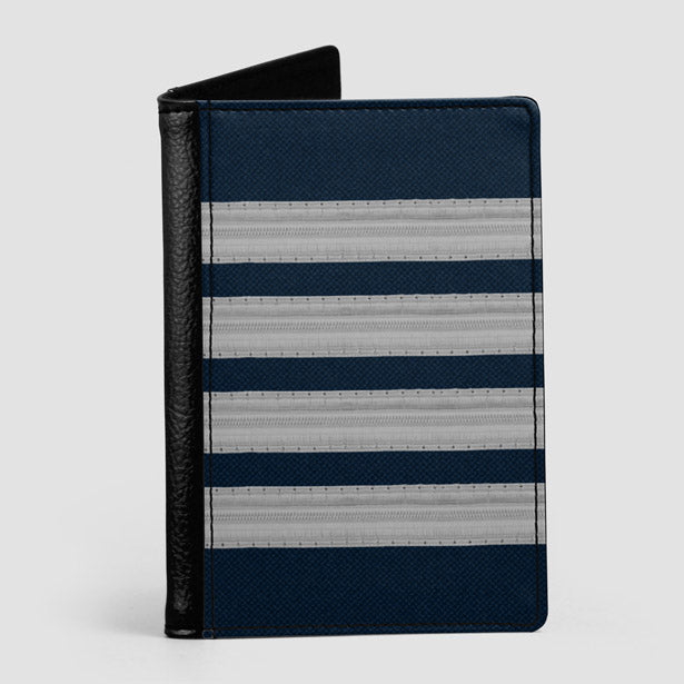Navy Pilot Stripes - Passport Cover airportag.myshopify.com