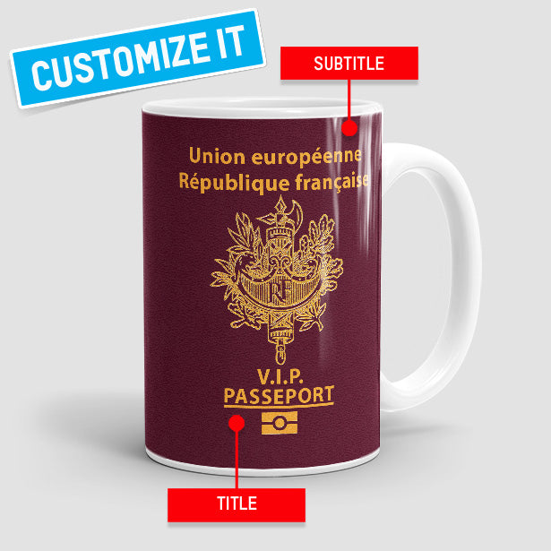 France - Passport Mug