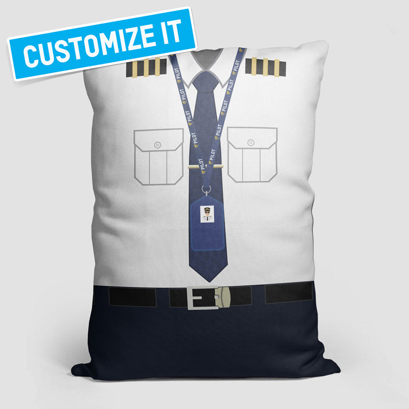 FR Pilot Uniform - Throw Pillow