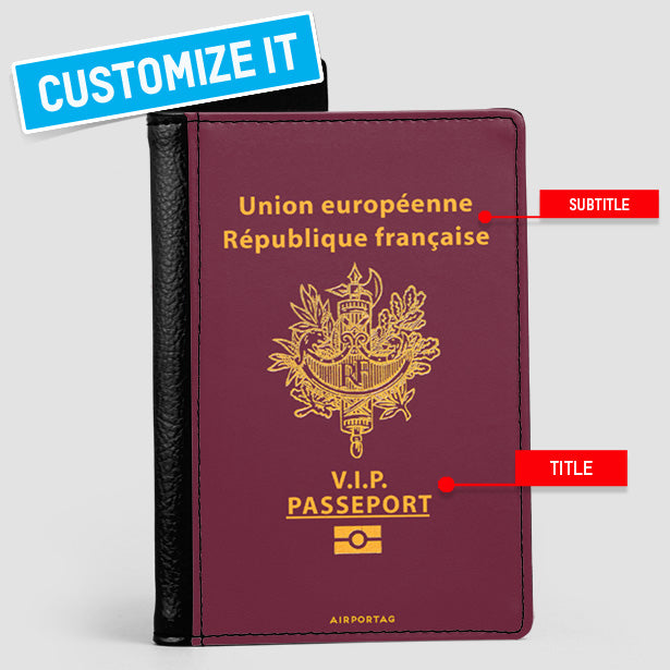 France - Couverture de passeport