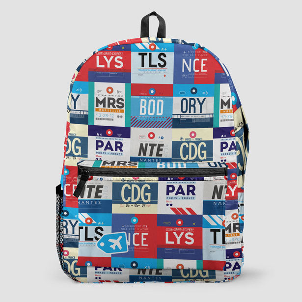 French Airports - Backpack airportag.myshopify.com