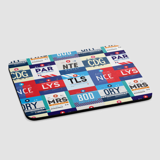 French Airports - Mousepad - Airportag