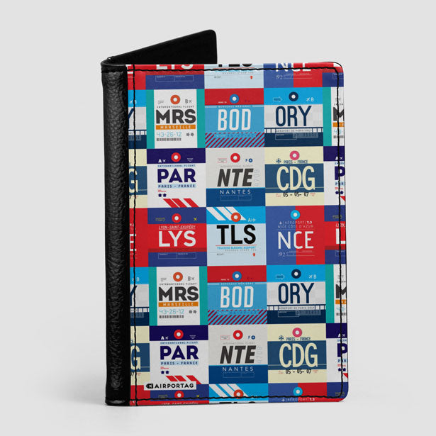 French Airports - Passport Cover - Airportag