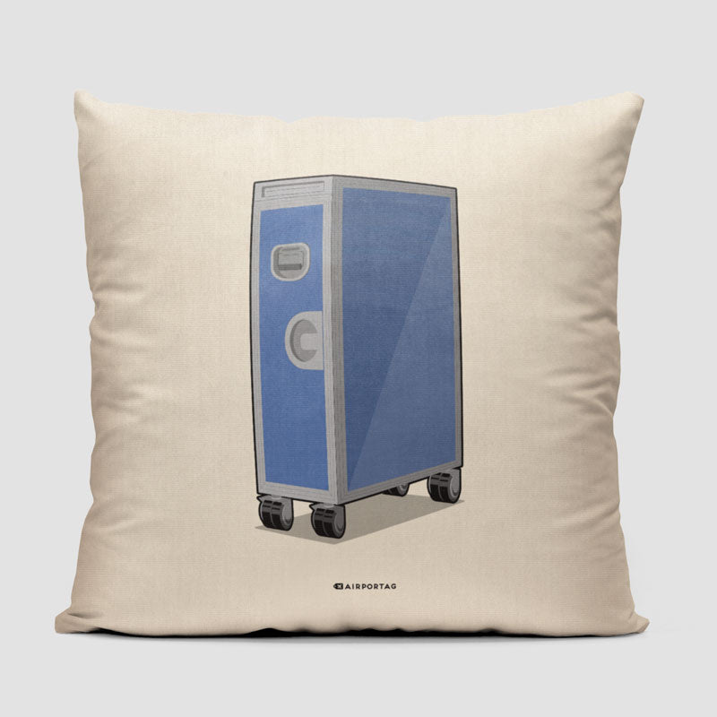 Galley Cart Isometric - Throw Pillow