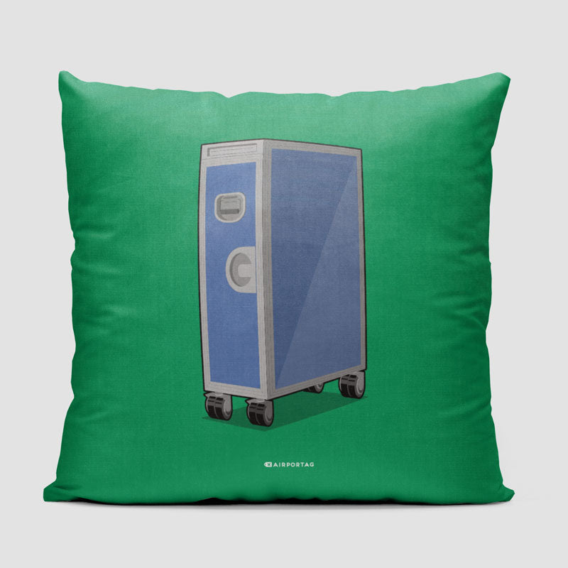 Galley Cart Isometric - Throw Pillow