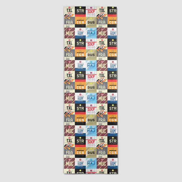 Germany Airports - Runner Rug airportag.myshopify.com