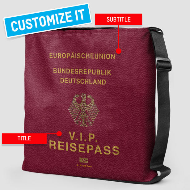 Germany - Passport Tote Bag