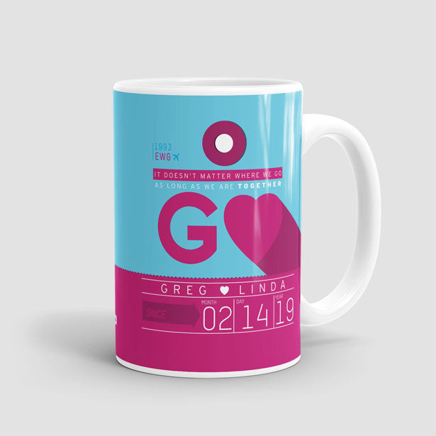 It Doesn't Matter Where We Go - Mug - Airportag