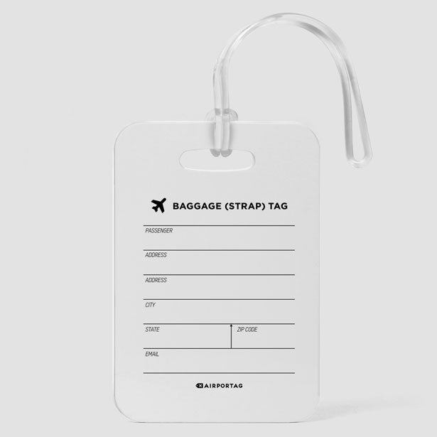 It Doesn't Matter Where We Go - Luggage Tag - Airportag