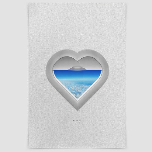 Heart Window - Poster - Airportag