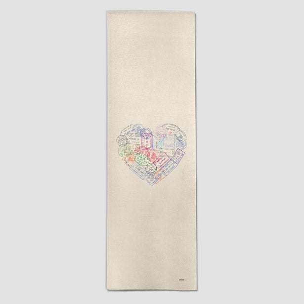 Heart Stamps - Runner Rug airportag.myshopify.com