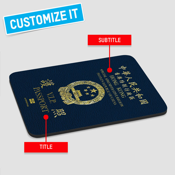 Hong Kong - Passport Mousepad