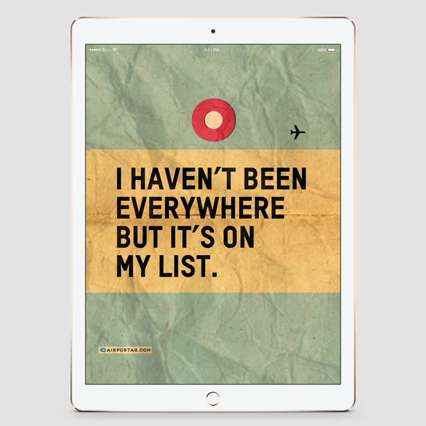 I Haven't Been Everywhere - Mobile wallpaper - Airportag
