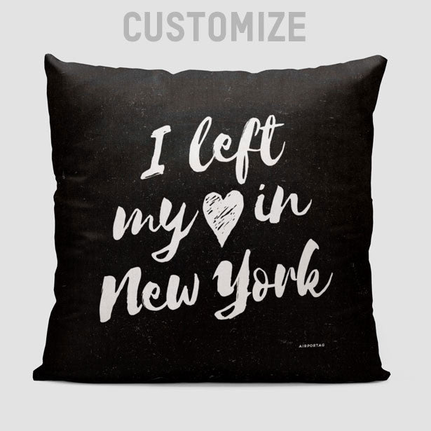 I Left My Heart - Throw Pillow - Airportag