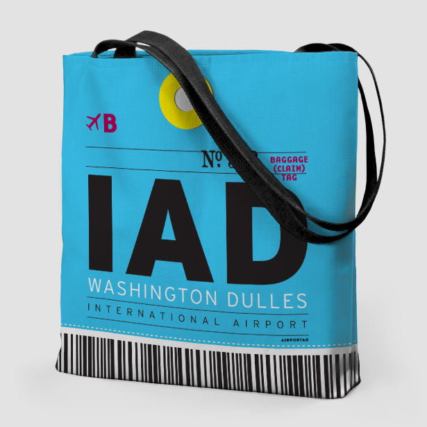 Tote Bag IAD Washington Dulles International Airport IATA Code IAD tote-bag-iad-washington-dulles-international-airport-iata-code-iad