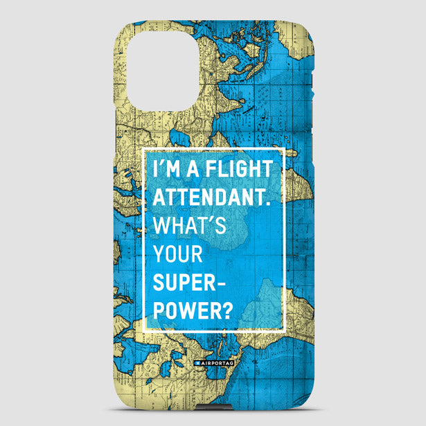I'm a flight attendant - Phone Case airportag.myshopify.com