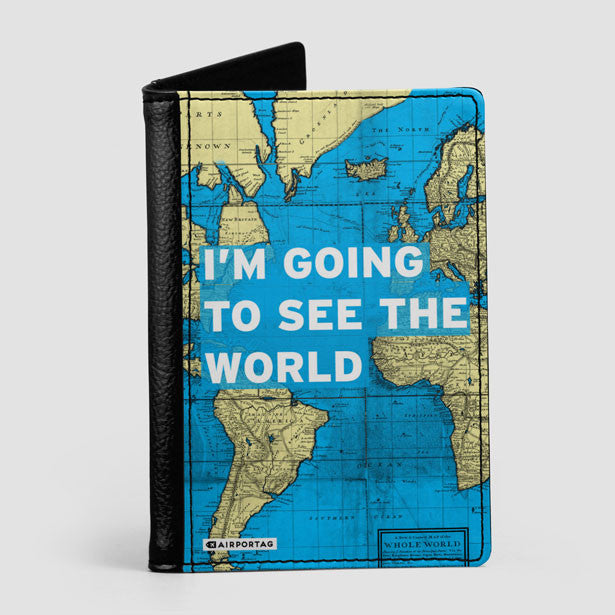 I'm Going - World Map - Passport Cover - Airportag
