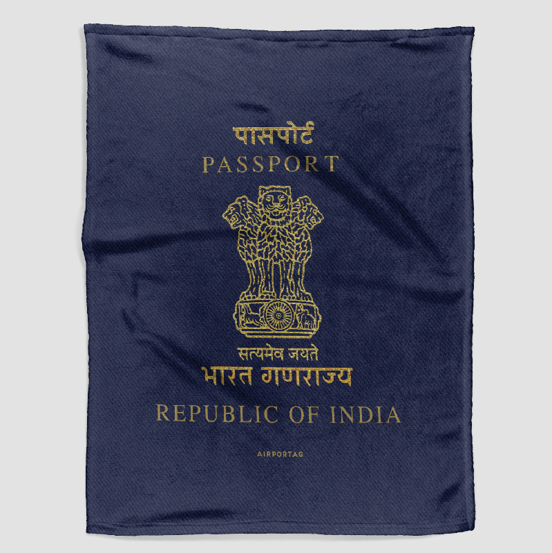 インド - パスポートブランケット