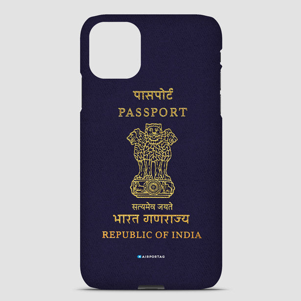 India - Passport Phone Case airportag.myshopify.com