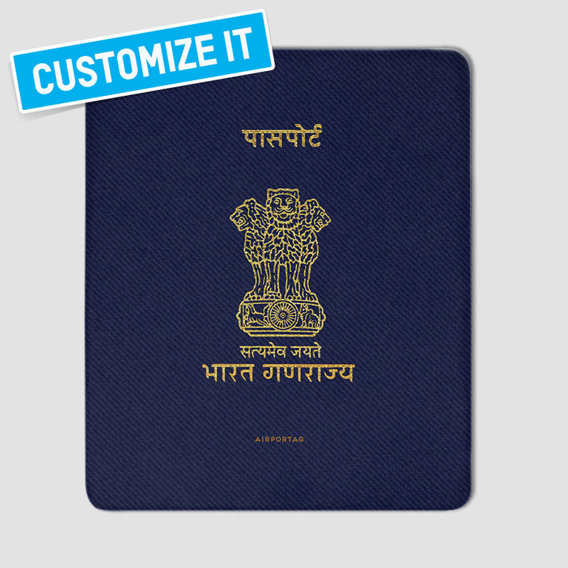 インド - パスポート マウスパッド