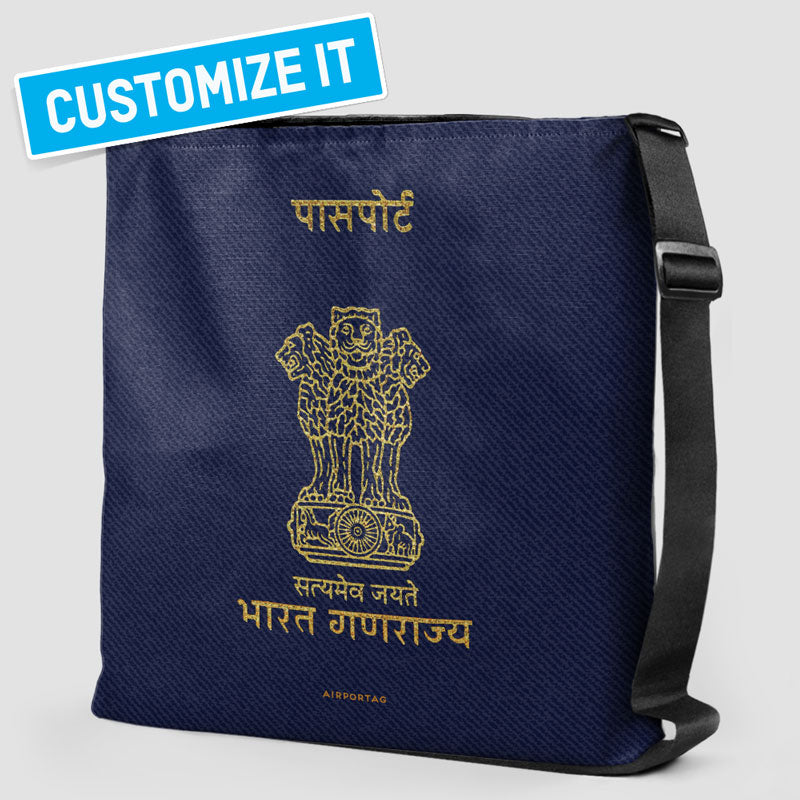 India - Passport Tote Bag