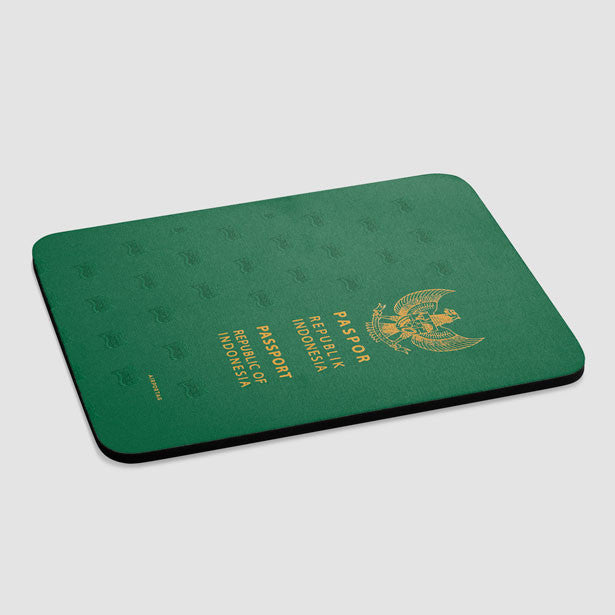 Indonesia - Passport Mousepad - Airportag