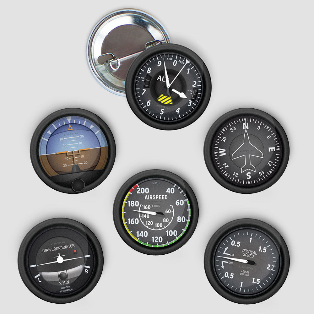 Instruments - Button Pack - Airportag