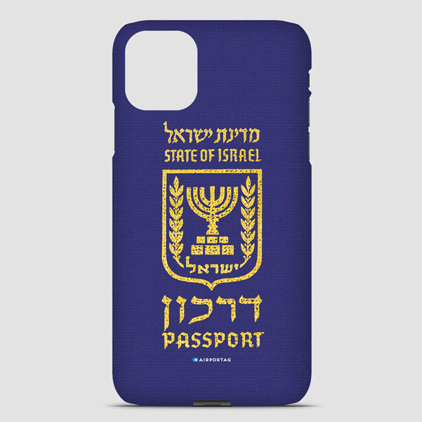 Israel - Passport Phone Case airportag.myshopify.com